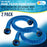 U.S. Pool Supply Above Ground Pool Hose Replacement 1.5" Diameter x 59" Long, Pack of 2, Blue - Compatible with Intex 29060E, Pool Filter Pump Hoses, Sand Filters, Saltwater Systems 1,500 to 2,500 GPH