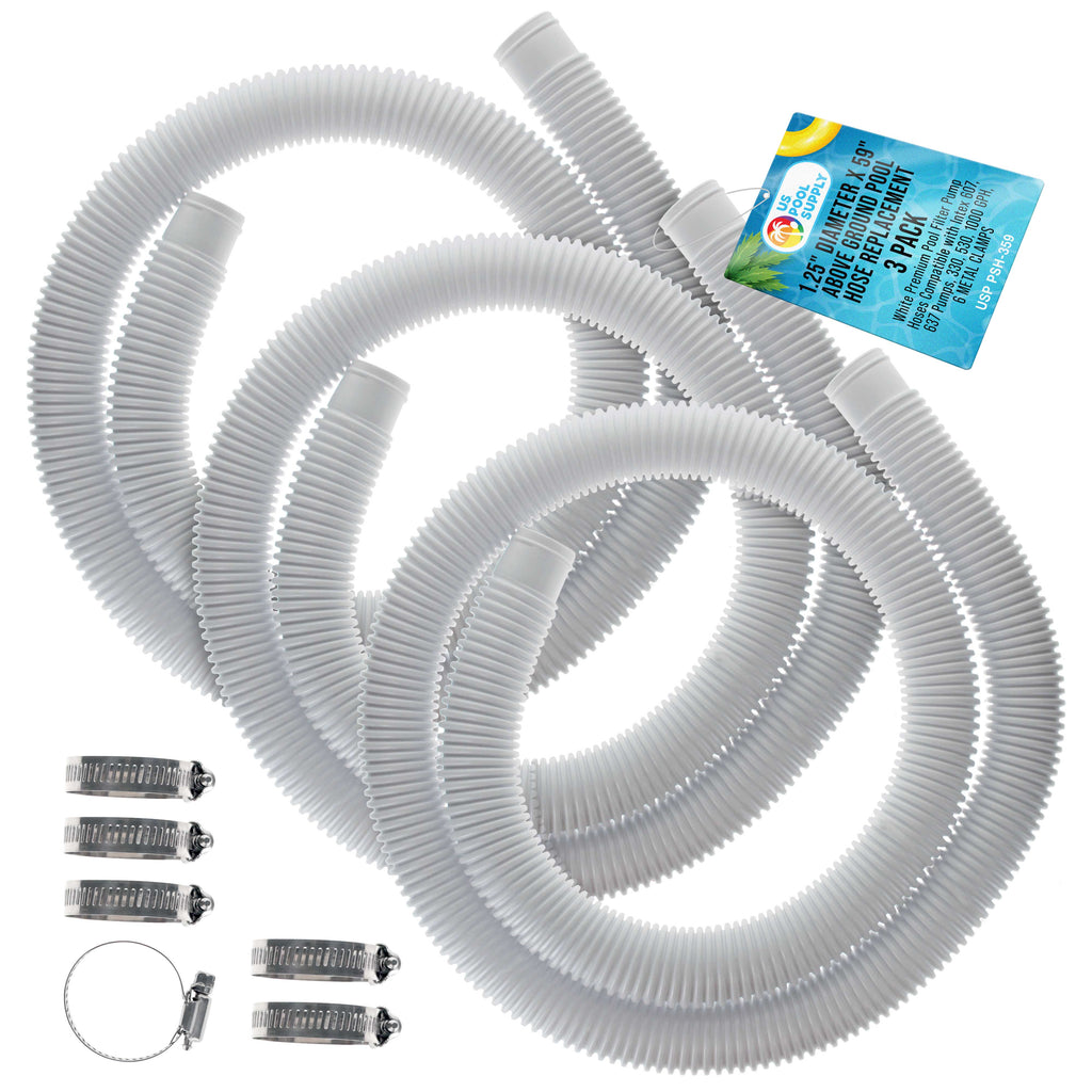 Swimming Pool Filter Hose Replacement Kit, Universal 1.25 Swimming Pool Filter Hose Replacement Kit, Universal 1.25