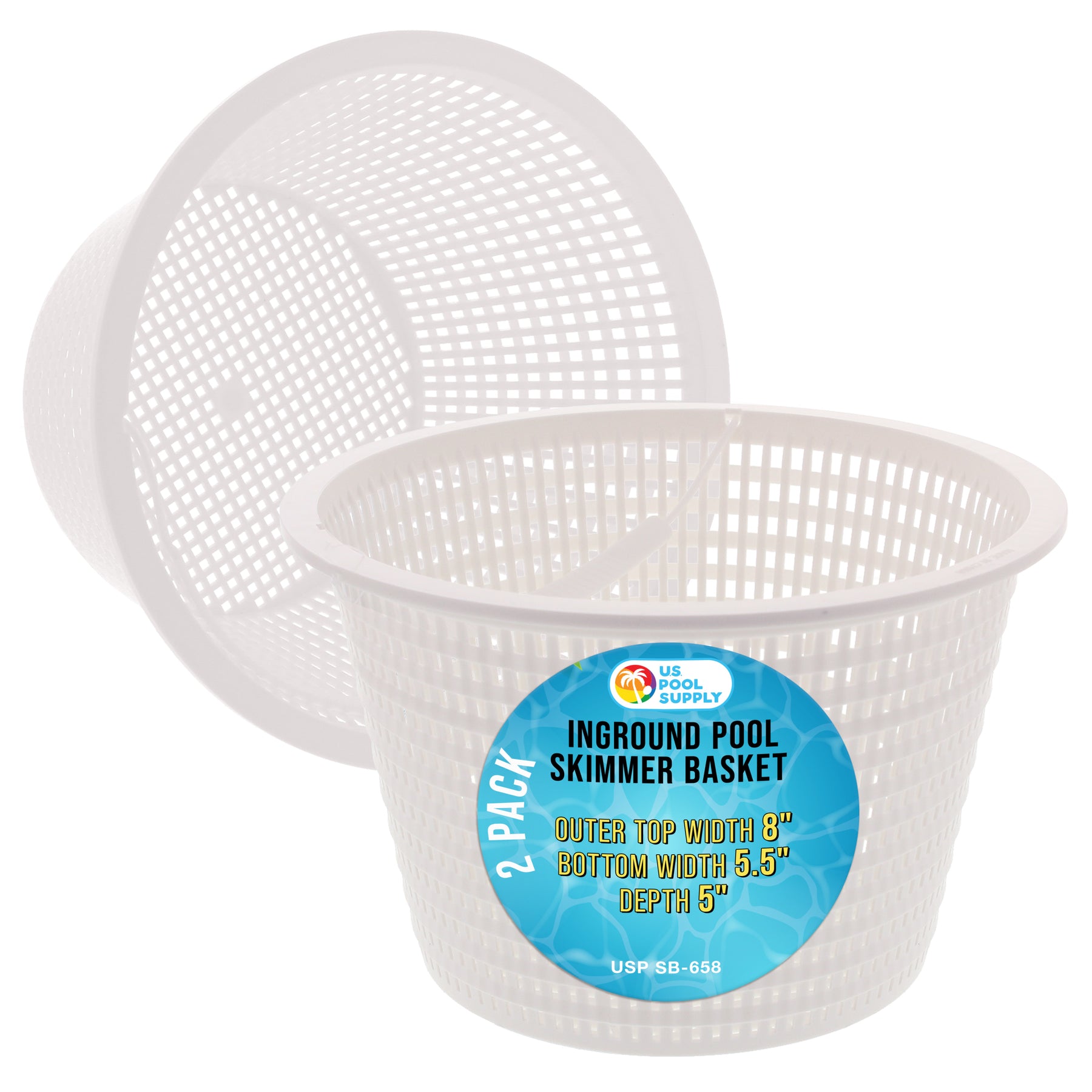 衛生日用品 snimpr Pool Plastic Skimmer Replacement Basket Set of 2; Not Weighted