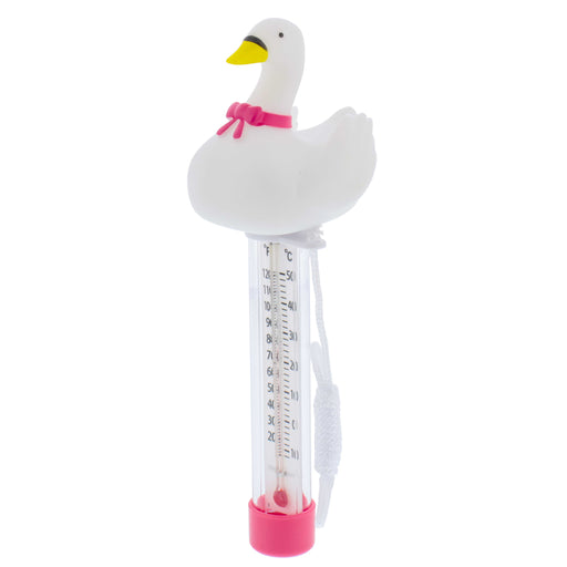 U.S. Pool Supply Floating Princess Swan Thermometer - Easy to Read Temperature Display, Measures up to 120°F & 50°C, Swimming Pools, Spas, Kids Pools