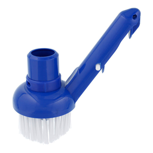 U.S. Pool Supply® Swimming Pool Corner Vacuum Brush with Adjustable Vacuum Ring - Connects to Standard 1-1/2" Vacuum Hose & 1-1/4" Poles - Clean Corners, Steps, Stairs