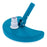 Weighted Half Moon Pool Vacuum Head - Swivel Hose Connection, Pole Handle - Above Ground, In-Ground Swimming Pools, Spas, Vinyl Liner