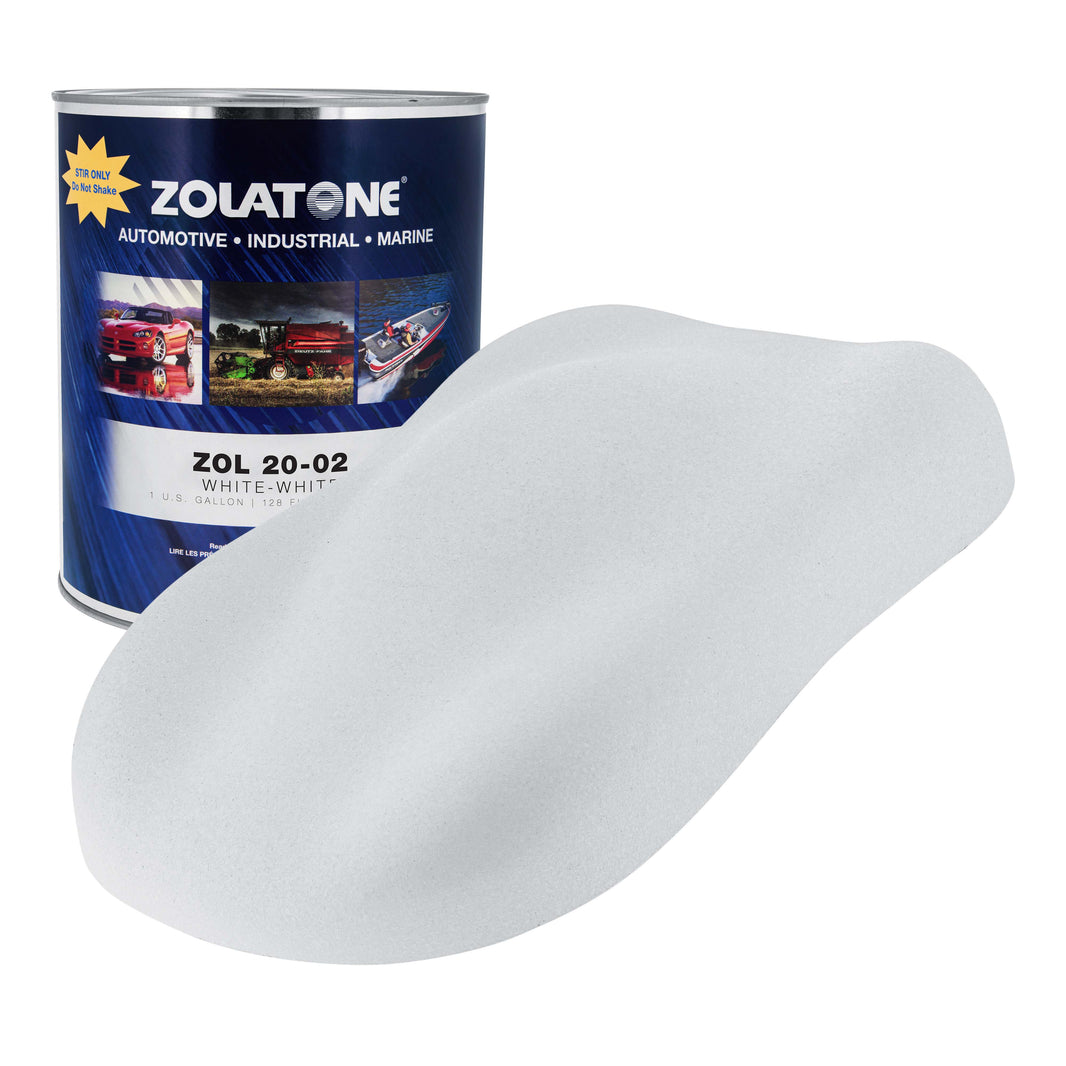 White on White - Multi-Tone Spatter Finish Gallon Size - Formerly Zolatone