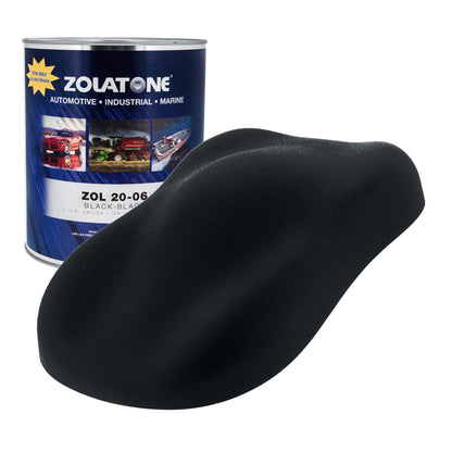 Black on Black - Multi-Tone Spatter Finish Gallon Size - Formerly Zolatone