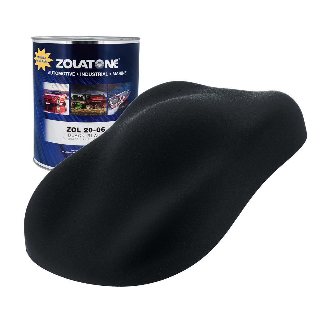Black on Black - Multi-Tone Spatter Finish Quart Size - Formerly Zolatone
