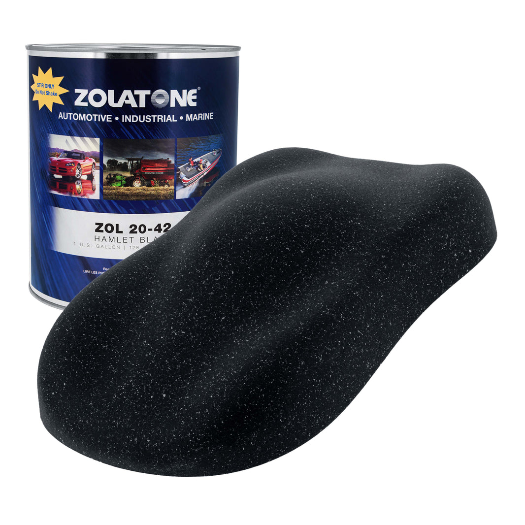 Hamlet Black - Multi-Tone Spatter Finish Gallon Size - Formerly Zolatone