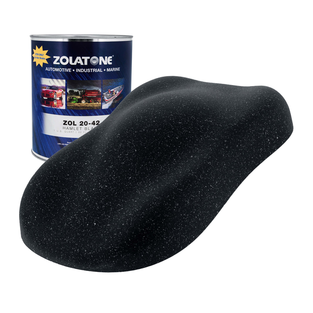 Hamlet Black - Multi-Tone Spatter Finish Quart Size - Formerly Zolatone