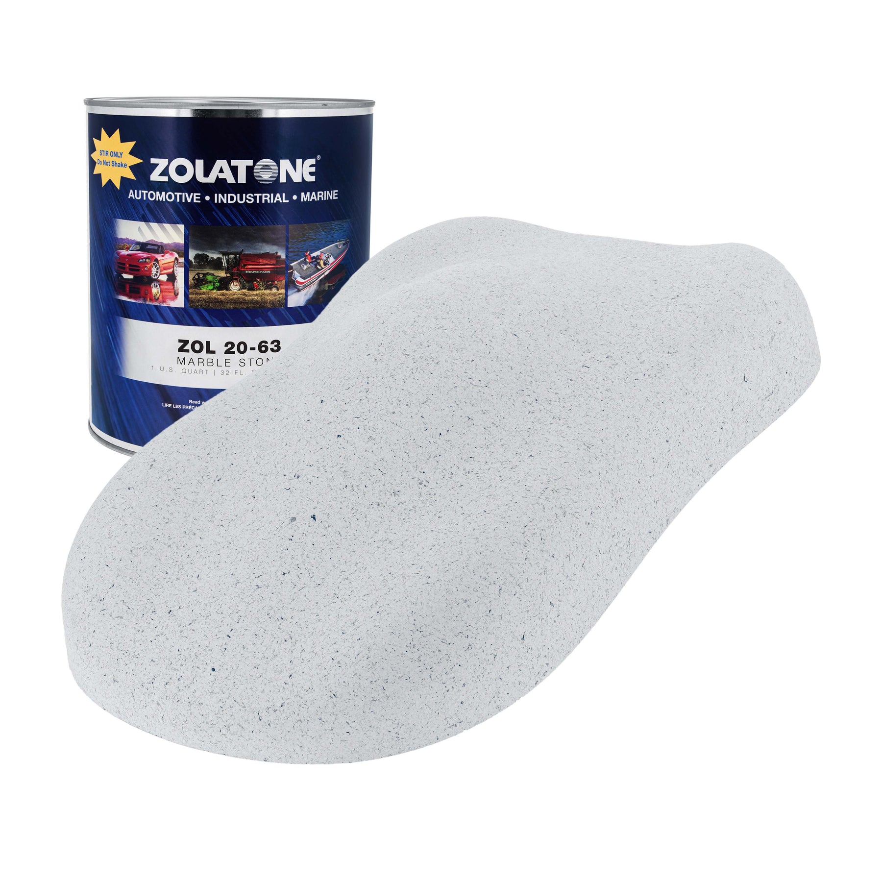 Z-TONE Marble Stone - Multi-Tone Spatter Finish Quart Size