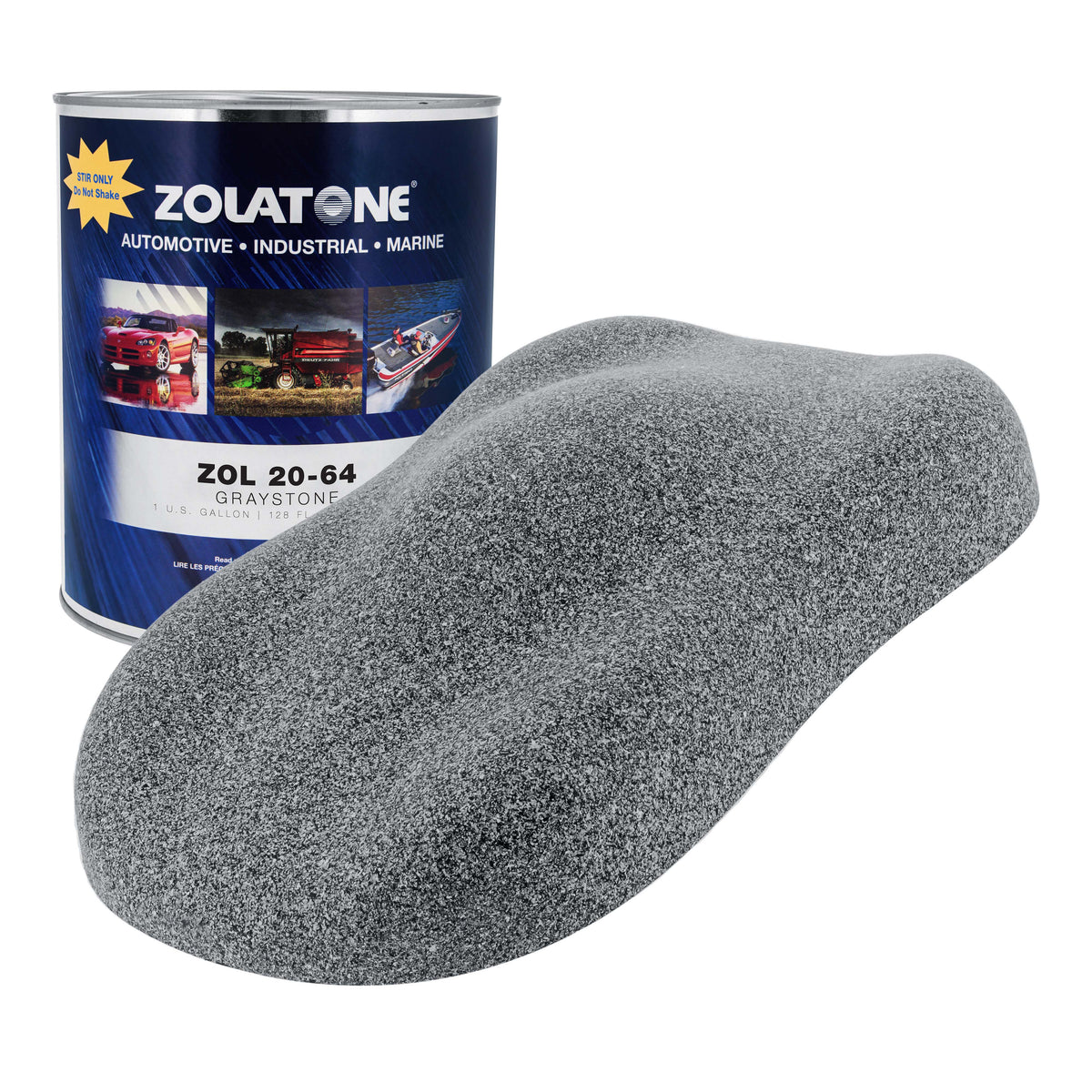 Z-TONE Gray Stone - Multi-Tone Spatter Finish Gallon Size