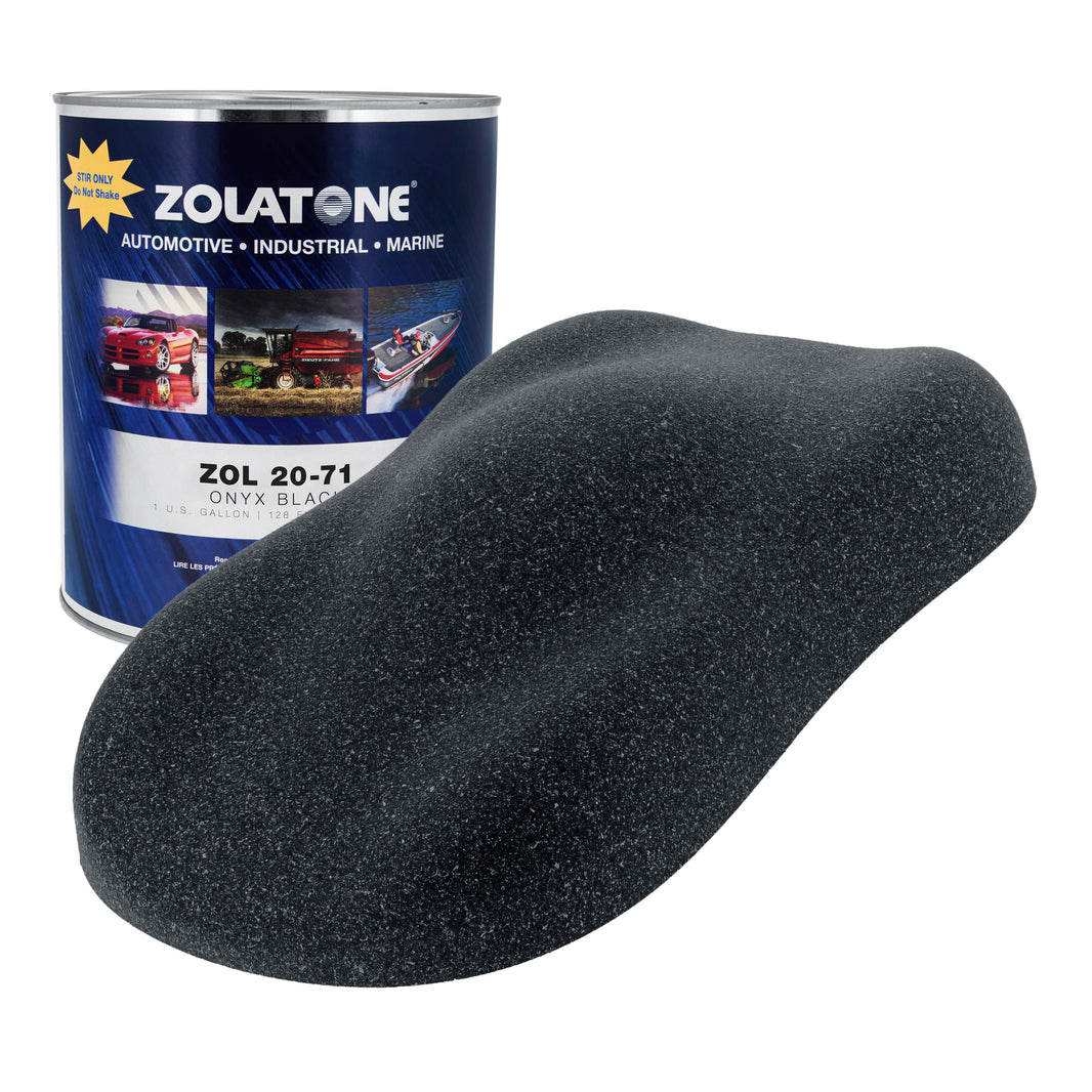 Onyx Black - Multi-Tone Spatter Finish Gallon Size - Formerly Zolatone
