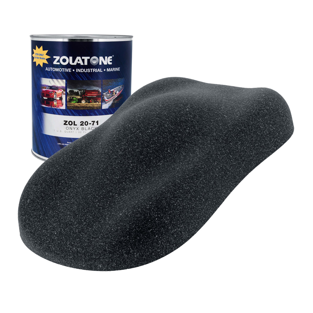Onyx Black - Multi-Tone Spatter Finish Quart Size - Formerly Zolatone