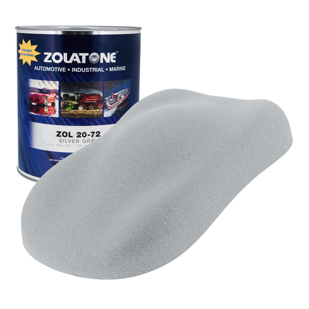 Silver Gray - Multi-Tone Spatter Finish Gallon Size- Formerly Zolatone
