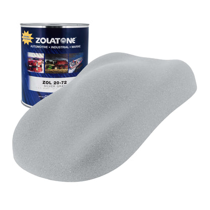 Silver Gray- Multi-Tone Spatter Finish Quart Size - Formerly Zolatone