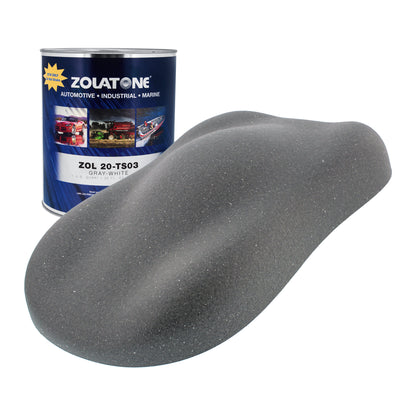 Match to 1960’s and 70’s GM Trunk - Gray/White Trunk Spatter Paint - Quart