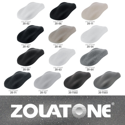 Trunk Spatter - Gray/White Multi-Tone Spatter Finish Match to OEM Quart Size - Formerly Zolatone