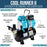 Iwata High Performance Plus HP-C Plus Airbrush Kit with Cool Runner II Dual Fan Air Tank Compressor, 24 Color Airbrush Paint Set and Accessories Set