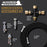 Master Airbrush Essential Accessories Kit with 6 ft. Braided Airbrush Hose, Mini Inline Filter, Quick Disconnect, Airflow Adjustment Couplers, and