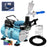 Single-Action Gravity Feed Etching & Abrasive G78 Airbrush Kit with High Performance Airbrush Air Compressor