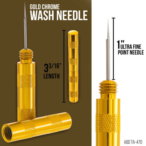 Airbrush Wash Needle for Master, Iwata, Paasche,etc
