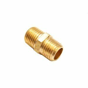 1/4" BSP Male to 1/4" BSP Male Airbrush Adapter Fitting, Conversion Adapter Nipple, Connector for Airbrush Hoses and Compressors