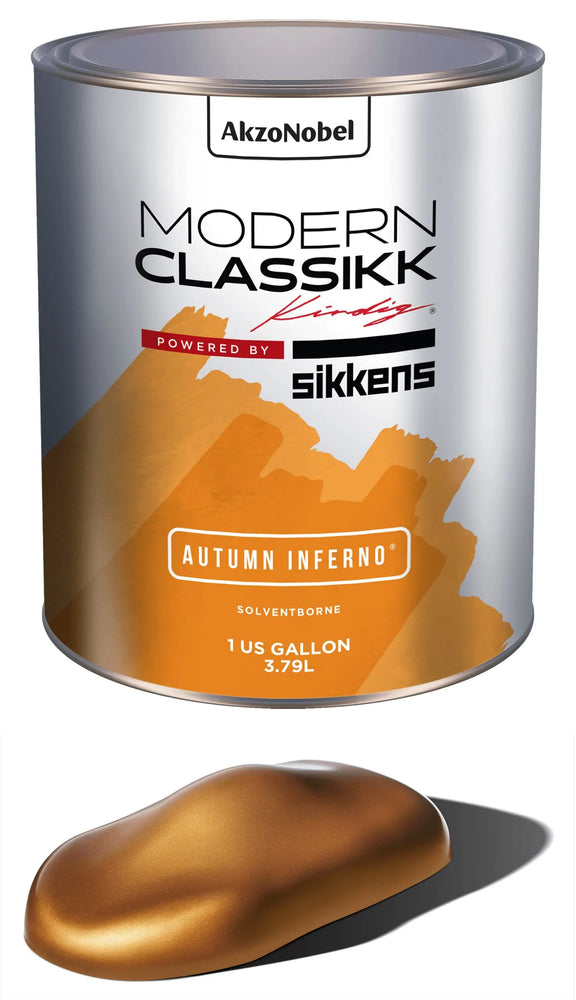 Solventborne Basecoat, Autumn Inferno, Quart