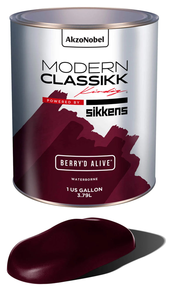 Waterborne Basecoat, Berry'd Alive, Quart