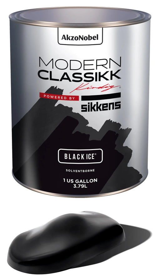 Solventborne Basecoat, Black Ice, Gallon
