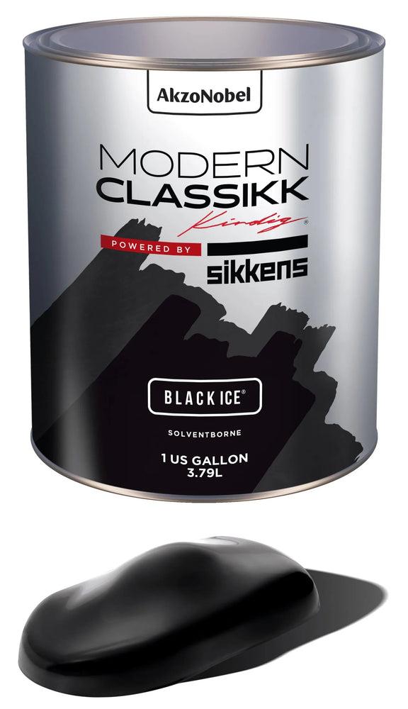 Solventborne Basecoat, Black Ice, Quart