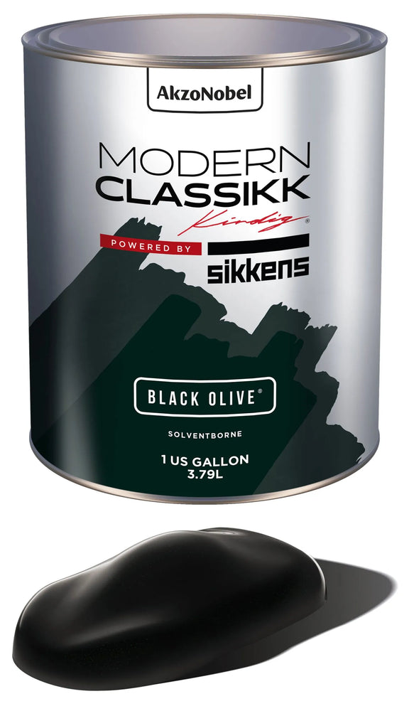 Solventborne Basecoat, Black Olive, Gallon