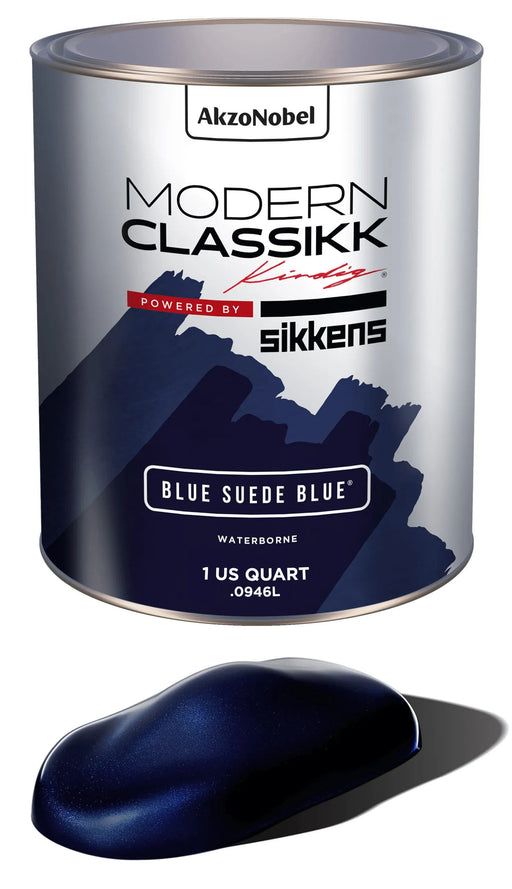 Waterborne Basecoat, Blue Suede Blue, Quart