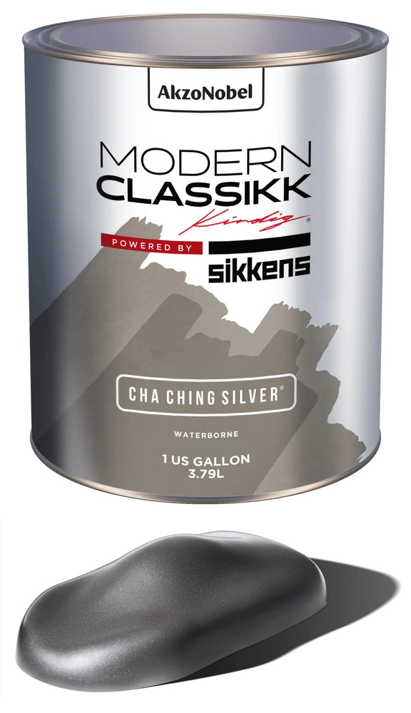 Waterborne Basecoat, Cha Ching Silver, Gallon