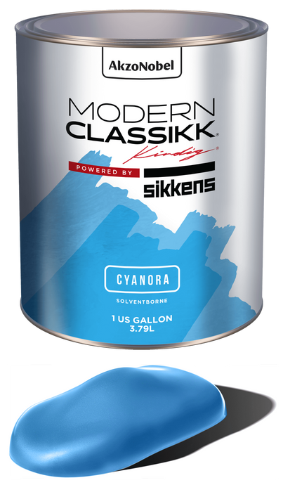 Solventborne Basecoat, Cyanora, Quart