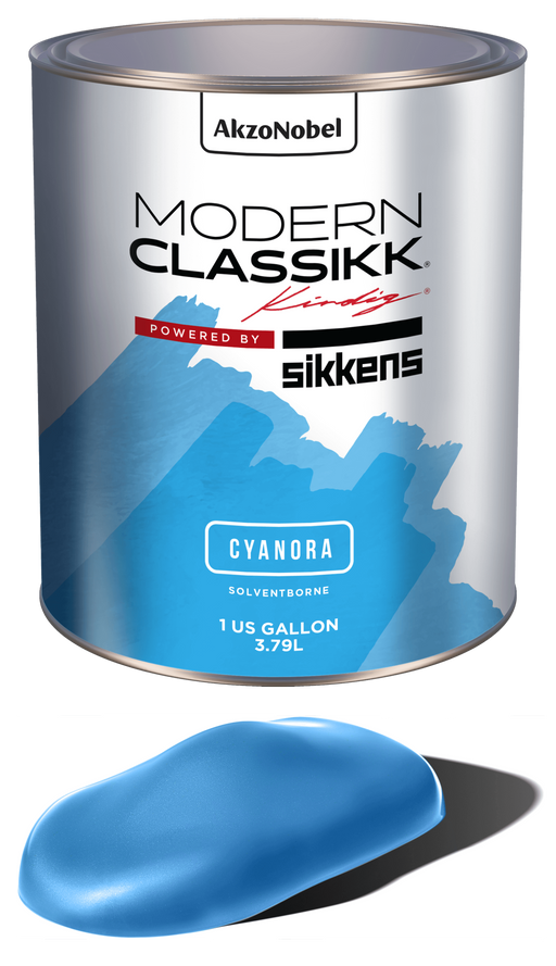 Solventborne Basecoat, Cyanora, Quart