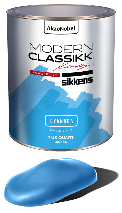 Solventborne Basecoat, Cyanora, Quart