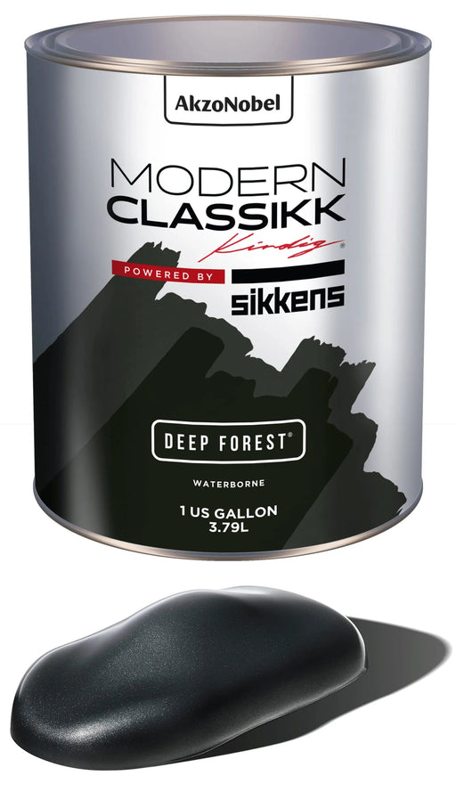 Waterborne Basecoat, Deep Forest, Quart