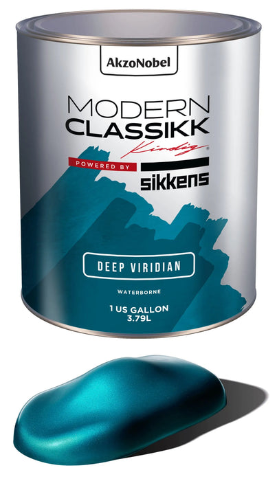 Waterborne Basecoat, Deep Veridian, Quart, Gallon