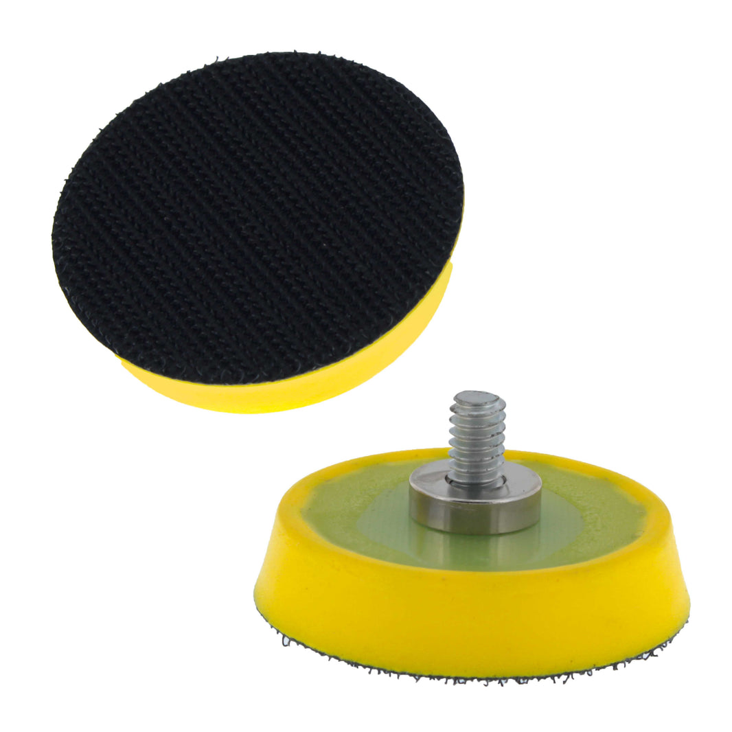 2 Pro Series 2" Hook & Loop DA Backing Plate Pads with 5/16" Thread Size - Dual-Action Random Orbital Sander Polisher Pad, Sanding Polishing