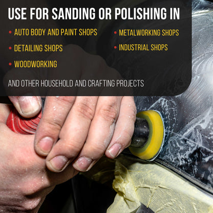 2 Pro Series 2" Hook & Loop DA Backing Plate Pads with 5/16" Thread Size - Dual-Action Random Orbital Sander Polisher Pad, Sanding Polishing
