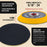 Dura-Gold Pro Series 6" Hook & Loop DA Backing Plate Pad - 14mm Thick Medium Profile Edge, Dual-Action Random Orbital Sanding Pad, For Sander Polisher