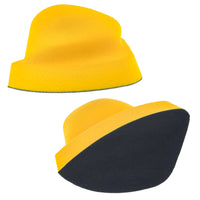 Pro Series Mouse Sandpaper Shaped Hand Sanding Block Pad for Hook & Loop Mouse Size Sander Discs, 2 Pack, Corner Sand Woodworking Automotive