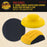 Dura-Gold Pro Series 6" Round & Mouse-Shaped Hand Sanding Block Pads for Hook & Loop and PSA 6" DA Sanding Discs, PSA Sandpaper Conversion Adapter Pad