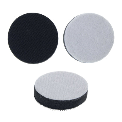 Pro Series 2" x 10mm Soft Density Interface Pad, 3 Pack - Hook & Loop Foam Cushion Used Between Sander Sanding Discs, Polisher Polishing Pad
