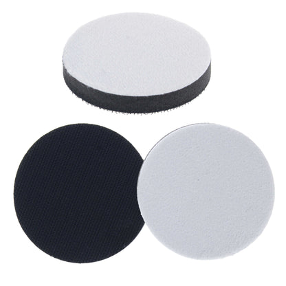 Pro Series 3" x 10mm Soft Density Interface Pad, 3 Pack - Hook & Loop Foam Cushion Used Between Sander Sanding Discs, Polisher Polishing Pad