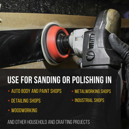 Pro Series 3" x 10mm Soft Density Interface Pad, 3 Pack - Hook & Loop Foam Cushion Used Between Sander Sanding Discs, Polisher Polishing Pad