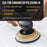 Dura-Gold Pro Series 5" x 10mm Soft Density Interface Pad, 17 Hole Pattern, 2 Pack - Hook & Loop, Between Vacuum Sander Sanding Discs, Polisher Pads