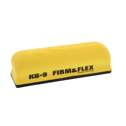 Pro Series 9" K-Block Sander Firm & Flex Hand Sanding Block Pad with Hook & Loop Backing and PSA Sandpaper Conversion Adapter Pad