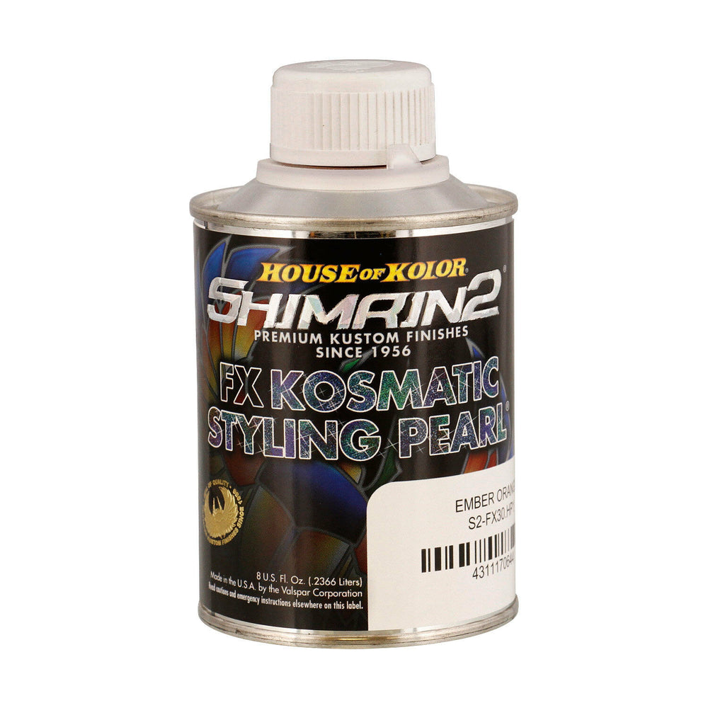 Ember Orange Fx - Shimrin2 (2nd Gen) Fx Kosmatic Styling Pearl Pigment, 1/2 Pint House of Kolor