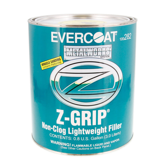 Z-Grip - Non-Clog Lightweight Body Filler for Metals, 1 Gallon