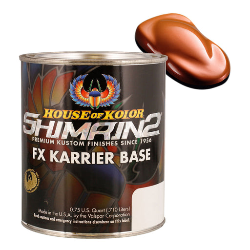 Eclipse Orange - Shimrin2 (2nd Gen) Fx Karrier Basecoat, 1 Quart House of Kolor