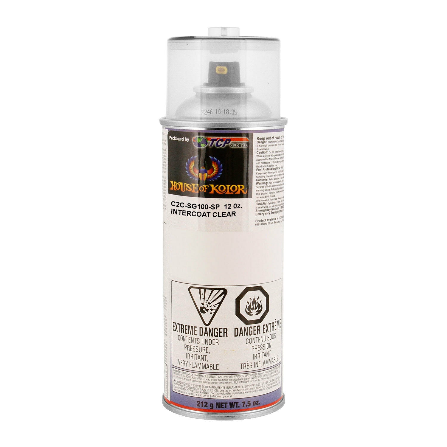 Intercoat Klear Midcoat Clearcoat Low VOC, 1-Spray Can
